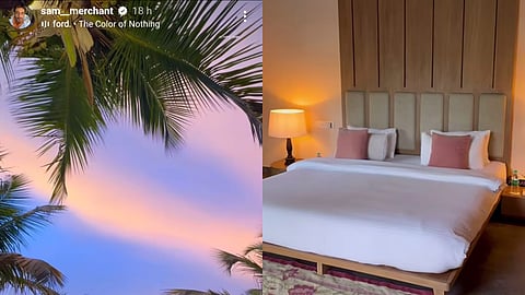 Sam Merchant's vacay pics